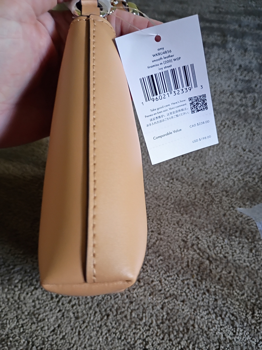 kate spade New York Tan Leather Crossbody Bag - Picture 12 of 12